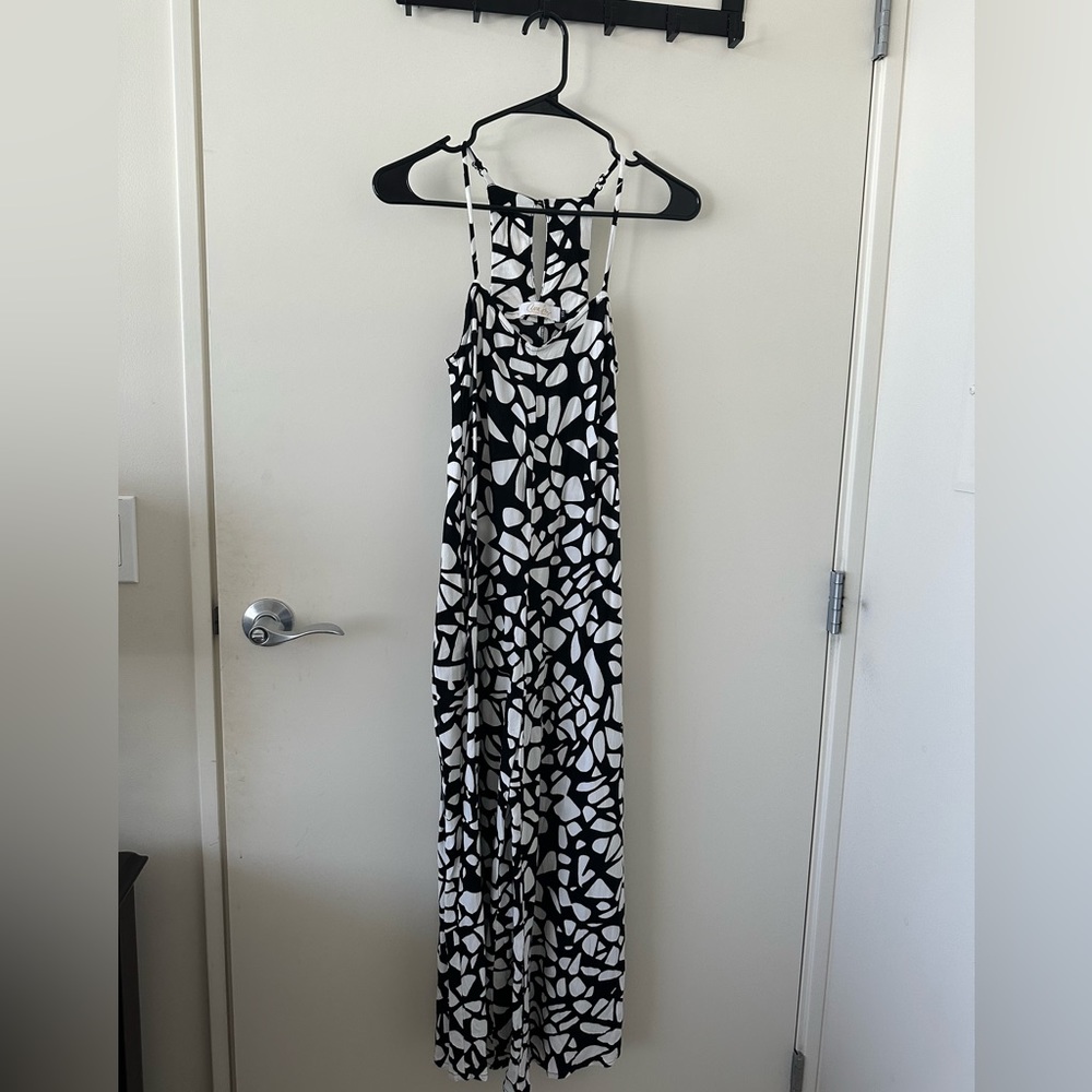 Ava Sky Geometric Print Jumpsuit